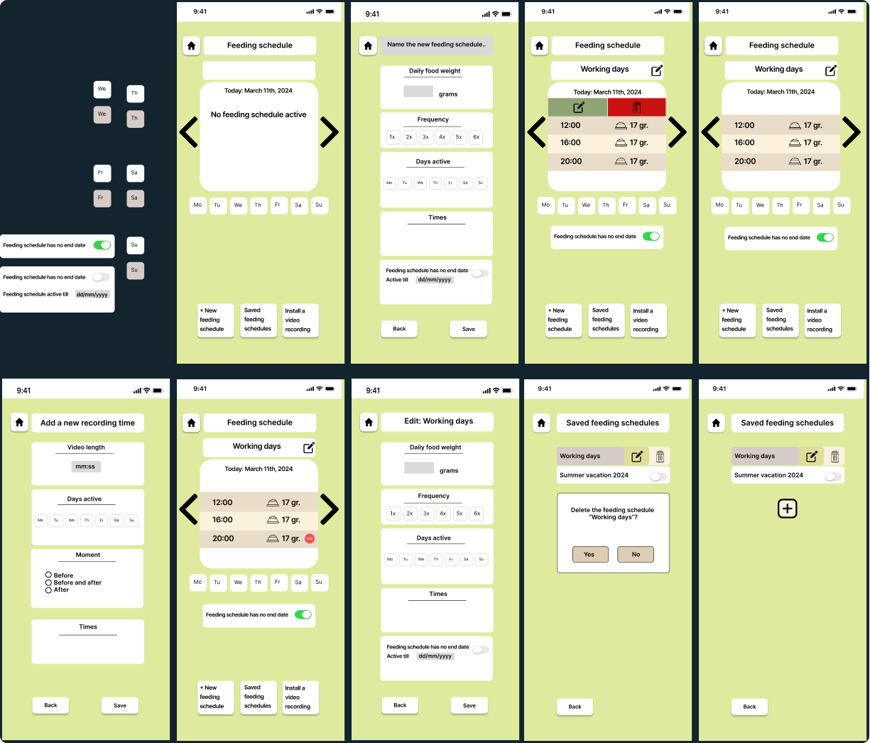 groene prototype met thuisknop iteratie 2